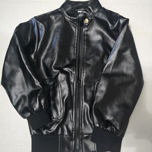 Boys Faux Leather Jacket